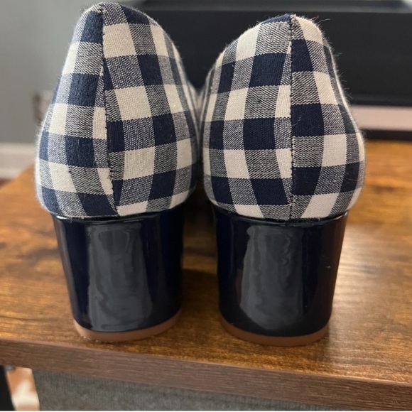 COWN & IVY BLUE PLAID SHOES - Picture 15 of 15